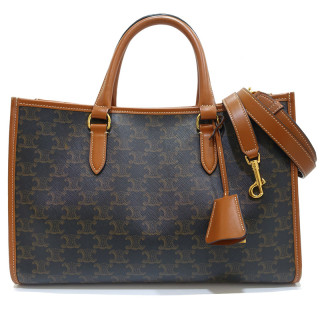 �ڱɡۡ�CELINE�ۥ��꡼�� �ߥ� �ۥ꥾�󥿥� ���� �ϥ�ɥХå� 2WAY 199742BZJ W-DG-2292 �ȥꥪ��ա������Х� �֥饦�� ������ɶ�� ��ǥ����� ��������š�