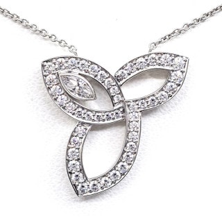 �ڱɡۡ�HARRY WINSTON�ۥϥ꡼�����󥹥ȥ� Pt950 ��꡼���饹���� ��������� �ͥå��쥹 ���奨�꡼ PEDPMQRFLC�ڻž夲�ѡۡ���š�