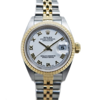 ��̾��ۡ�ROLEX�ۥ���å��� �ǥ��ȥ��㥹�� 79173 P�� 2000ǯ���� �ۥ磻�ȥ����� SS YG ����� �ӻ��� ��ư�� ��ǥ�������OH���ž�ѡۡ���š�