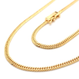 【天白】【JEWELRY】 ネックレス 喜平 キヘイ 6面カット ダブル 約50cm 約10.1g  K18YG 750 YG イエローゴールド 造幣局検定マーク 洗浄済 【中古】