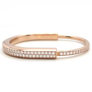 ��ŷ��ۡ�TIFFANY�ۥƥ��ե��ˡ� ���å� �֥쥹��å� �Х󥰥� �顼�� K18 AU750 PG �ԥ󥯥������ �ե������ 5.26ct ���奨�꡼����š�