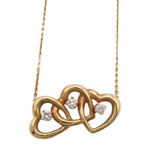 ��ŷ��ۡ�TIFFANY�ۥƥ��ե��ˡ� �ͥå��쥹 �����ץ�ϡ��� ������� K18 ��������� ��40cm ��4.3g ���奨�꡼ ���������꡼����š�