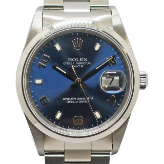 ��ŷ��ۡ�ROLEX�ۥ���å��� �����������ѡ��ڥ��奢�� �ǥ��� 15200 K�� �֥롼 ����ӥ� SS ��ư���� ��� �ݾڽ��դ� �ӻ��ס���š�