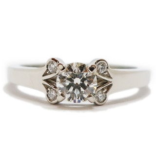 ��ŷ��ۡ�CARTIER�ۥ���ƥ��� �Х�꡼�� ����ơ����� ���������0.36ct #51(10.5��) Pt950 ���� ���奨�꡼ �ץ���� ��ǥ���������š�