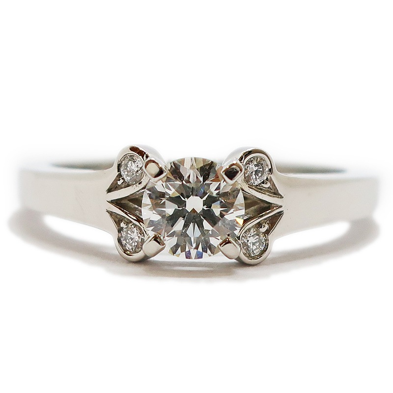 ��ŷ��ۡ�CARTIER�ۥ���ƥ��� �Х�꡼�� ����ơ����� ���������0.36ct #51(10.5��) Pt950 ���� ���奨�꡼ �ץ���� ��ǥ���������š�