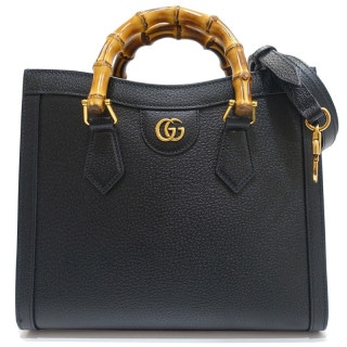 �ڱɡۡ�GUCCI�ۥ��å� �������� ���⡼�� �Х�֡� �ϥ�ɥХå� 2WAY 702721 �쥶�� �֥�å� ������ɶ�� ��ǥ����� ���� ��¸�ޡ���š�