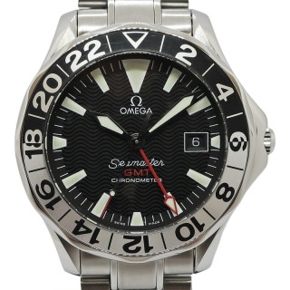 ��ŷ��ۡ�OMEGA�ۥ��ᥬ �����ޥ����� GMT 50��ǯ��ǰ 2234.50 41mm �֥�å� SS ��ư���� ��� �ӻ��סڻž夲�Ѥߡۡ���š�