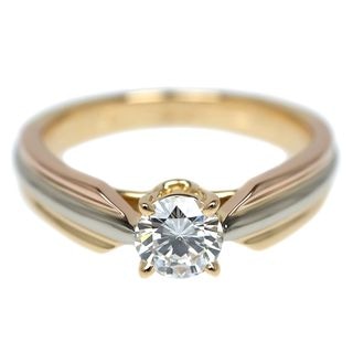 ��̾��ۡ�CARTIER�ۥ���ƥ��� �ȥ�˥ƥ� ����ơ��� ��� ������ 0.33ct 750YG/WG/PG K18 ���꡼���顼 ������� 46�� ���奨�꡼ Ω�� ���ء���š�