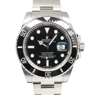 ��̾�Ų��ۡ�ROLEX�ۥ���å��� ���֥ޥ꡼�� �ǥ��� 116610LN ������ �֥�å� SS ��ư���� ��� �ݾڽ��դ� 2020ǯ����š�
