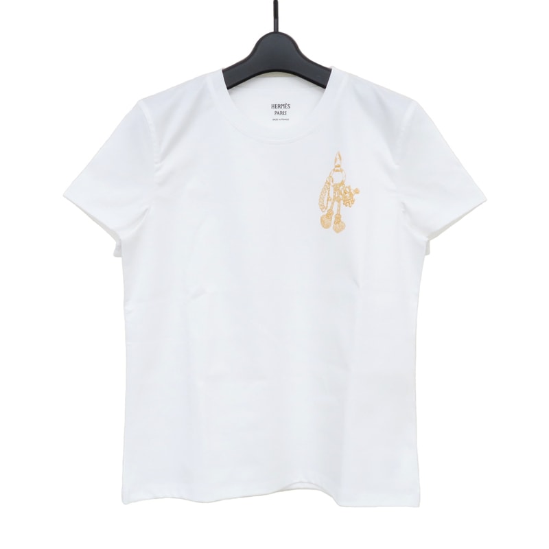 ��̾�Ų��ۡ�HERMES�ۥ���᥹ ����ȥ��å��� T����� 5H4632 �ѥ�ե��� 38 �ۥ磻�� ���åȥ� �饦��ɥͥå� ���ѥ�� ��ǥ������ڿ��ʡۡ�̤���ѡۡ���š�