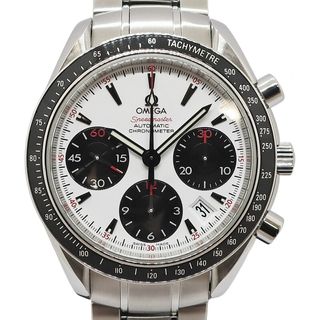 【天白】【OMEGA】オメガ スピードマスター デイト 323.30.40.40.04.001 ホワイト ブラック SS 自動巻き メンズ 腕時計【仕上げ済み】【中古】