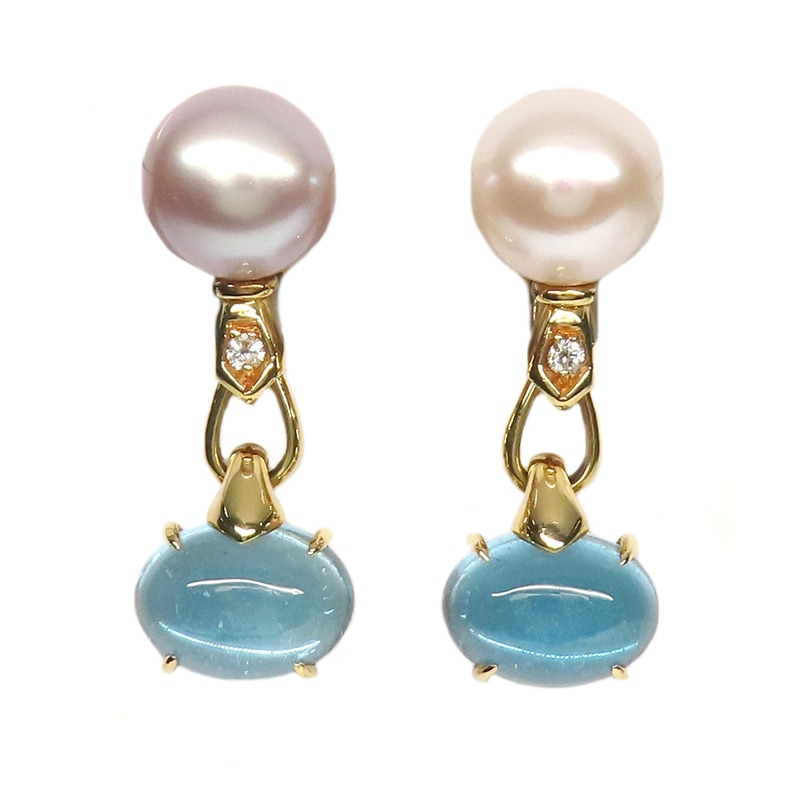 ��̾�Ų��ۡ�BVLGARI�ۥ֥륬�� �ԥ��� ���쥰�� 750YG K18 ��������������� ��������� �ѡ��� �֥롼�ȥѡ��� 1�� ��ǥ����� ���奨�꡼����š�