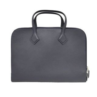 【名東】【HERMES】エルメス ヴィクトリア ライト ブルーニュイ エバーカラー D刻印 2019年製造 メンズ【中古】