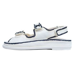 ��̾��ۡ�CHANEL�ۥ���ͥ� �٥륯�� ����ե����ȥ������ G35927 CC�ޡ��� ���եۥ磻�ȷ� �֥�å� ������38C ��ǥ����� ���塼������š�