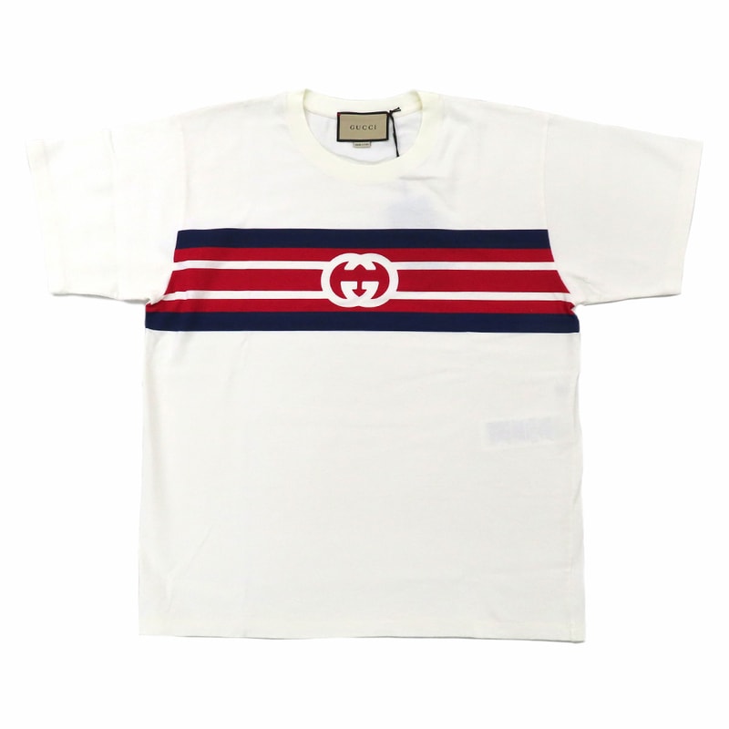 ��̾�Ų��ۡ�GUCCI�ۥ��å� ���󥿡����å���G ���ȥ饤�� �����ץ��� T����� �ۥ磻�� XS Ⱦµ 616036 �� ��� ���ѥ��ڿ��ʡۡ�̤���ѡۡ���š�