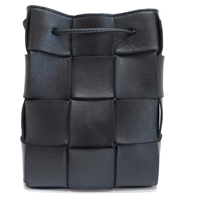 �ڱɡۡ�BOTTEGA VENETA�ۥܥåƥ������ͥ� �����å� ���⡼�� ���������Хå�  610218 �쥶�� �֥�å� ��˥��å��� ��� ��ǥ����� ���ΤΤߡ���š�