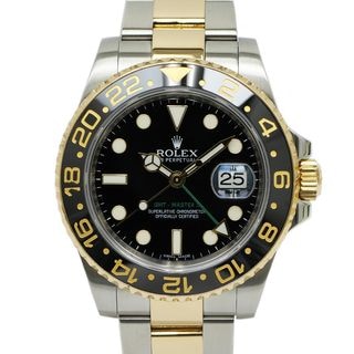 ��̾��ۡ�ROLEX�ۥ���å��� GMT�ޥ�����2 116713LN ����� SS/YG �֥�å�ʸ���� �ӻ��� ��ư�� ��󥺡�OH�ѡۡڻž夲�ѡۡ���š�