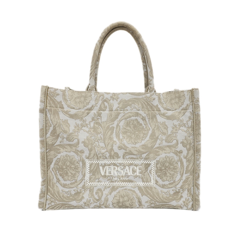 天白】【VERSACE】ヴェルサーチ バロッコアテナ トートバッグ