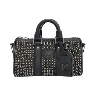 ��ŷ��ۡ�LOUIS VUITTON�ۥ륤�����ȥ� �����ݥ� �Х�ɥꥨ����25 �ϥ�ɥХå� ���ߥ� �᥿�륹���å� M23794 �֥�å� ����С���� ���������Хå� �� ��ǥ���������š�