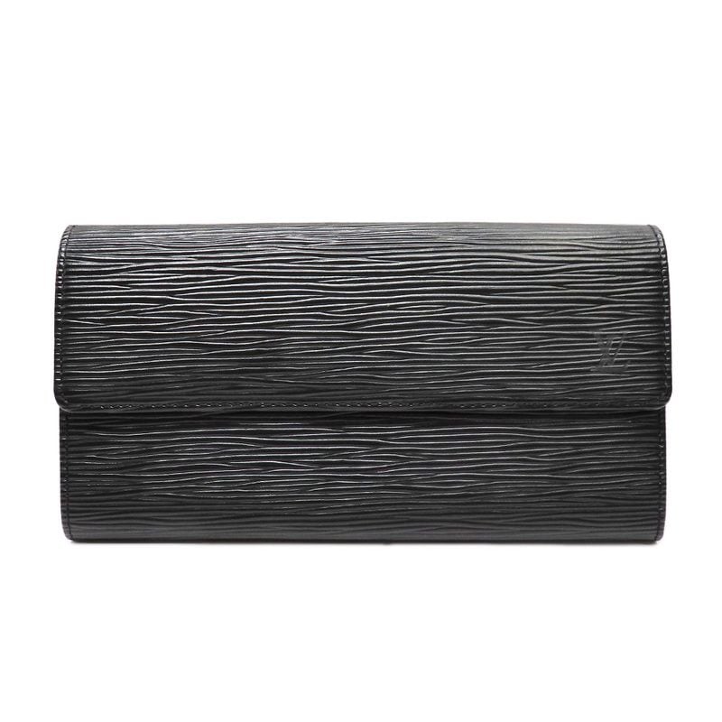 ��̾�Ų��ۡ�LOUIS VUITTON�ۥ륤�����ȥ� �ݥ����å� �ݥ�ȥ�� ����ǥ� M63572 ���� �֥�å� GD��� ����ޤ�Ĺ���� �췿 ��ǥ����� ��󥺡���š�