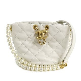 ��̾�Ų��ۡ�CHANEL�ۥ���ͥ� �ѡ���������� ���������Хå� AS2529 �ޥȥ�å� �ۥ磻�� �쥶�� GD��� �ߥ� ���� �ݥ����å� 31���� ��ǥ���������š�