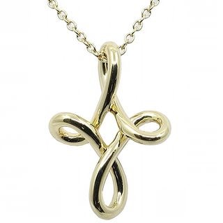 ��̾��ۡ�TIFFANY�ۥƥ��ե��ˡ� �ͥå��쥹 Open Cross �����ץ󥯥��� ��41cm 750YG ��������������� ���� ��ǥ����� ��3.3g �֥��ɥ��奨�꡼ ���ΤΤߡڻž夲�ѡۡ���š�