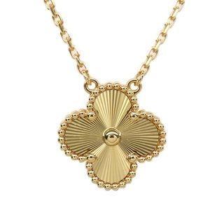 【名古屋】【VAN CLEEF&ARPELS】ヴァンクリーフ&アーペル ヴィンテージアルハンブラ ネックレス ギヨシェ ギョーシ VCARP4KL00 750YG ジュエリー 美品【中古】
