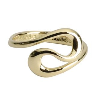 【名古屋】【TIFFANY】ティファニー オープンウェーブリング 750 K18イエローゴールド 8号 エルサ・ペレッティ 指輪 レディースジュエリー 女【中古】