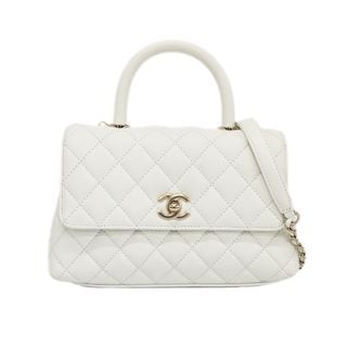 ��ŷ��ۡ�CHANEL�ۥ���ͥ� �����ϥ�ɥ�24 �ϥ�ɥХå� ���������Хå�2WAY �ۥ磻�� ������ɶ�� ����ӥ������� �ޥȥ�å� �� ��ǥ������ڿ��ʡۡ�̤���ѡۡ���š�