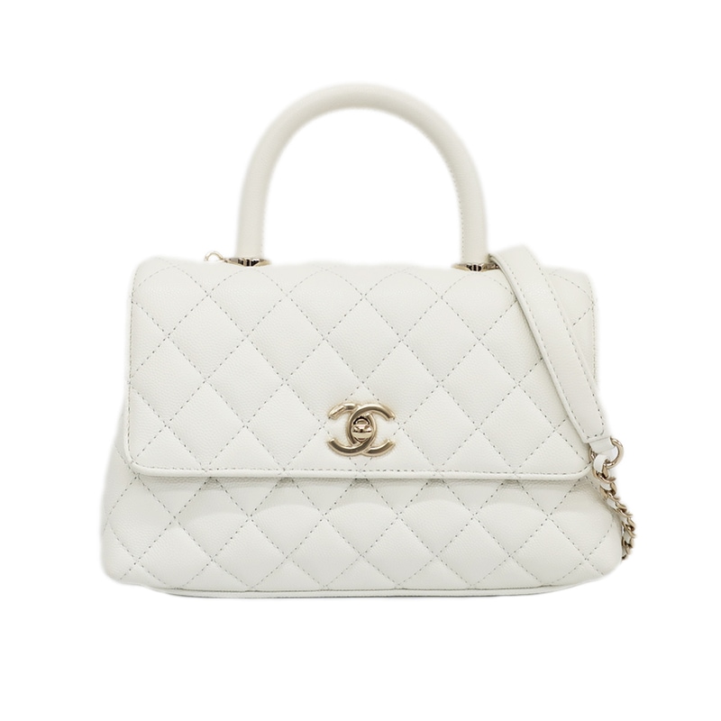 ��ŷ��ۡ�CHANEL�ۥ���ͥ� �����ϥ�ɥ�24 �ϥ�ɥХå� ���������Хå�2WAY �ۥ磻�� ������ɶ�� ����ӥ������� �ޥȥ�å� �� ��ǥ������ڿ��ʡۡ�̤���ѡۡ���š�