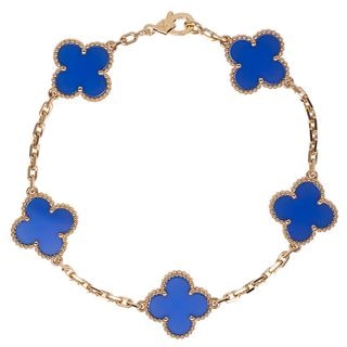 ��̾��ۡ�VAN CLEEF&ARPELS�ۥ����󥯥꡼�ա������ڥ� ������ơ�������ϥ�֥� 5������� VCARP34900 750YG 18K ��������������� �֥롼�������� �֥쥹��å� ���奨�꡼�ڿ��ʡۡ�̤���ѡۡ���š�