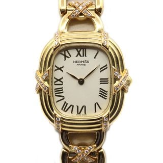 �ڱɡۡ�HERMES�ۥ���᥹ �ե����֥� FA1.272 �ۥ磻�� �ӻ��� ��������� ��������������� �������� K18YG ��ǥ���������š�