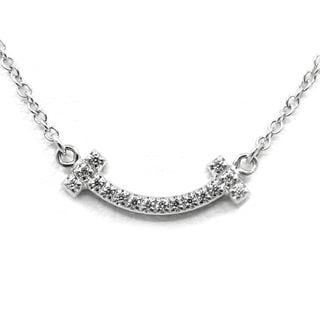 �ڱɡۡ�TIFFANY�ۥƥ��ե��ˡ� K18WG T���ޥ��� �ͥå��쥹 ��������� �ڥ����� 750WG �ۥ磻�ȥ������ ���奨�꡼ ��ǥ����� ����š�