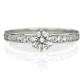 ��̾��ۡ�TIFFANY�ۥƥ��ե��ˡ� ����ƥ��� ����ͥ륻�åƥ��� ��������� ��� Pt950 �ץ���� 0.34ct 10�� ���� ���奨�꡼�ڻž夲�ѡۡ���š�