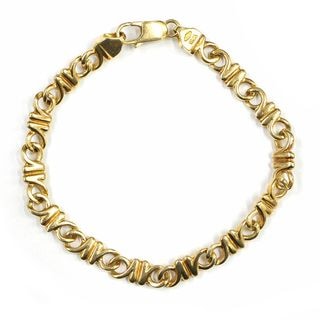 ��̾��ۡ�TIFFANY�ۥƥ��ե��ˡ� ������ơ��� �ǥ����� �֥쥹��å� K18 750 ��19.6g ���Ӳ��17.5cm ���奨�꡼ ��������������ɡ���š�