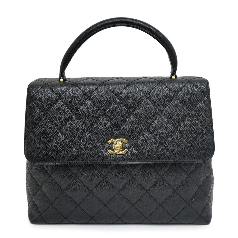 ��̾��ۡ�CHANEL�ۥ���ͥ� �ޥȥ�å� �ȥåץϥ�ɥ� A12397 �֥�å� ������ɶ�� ����ӥ������� �ϥ�� �Хå� ��ǥ���������š�