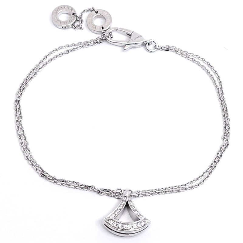 �ڱɡۡڥ�����ۡ�BVLGARI�ۥ֥륬�� K18WG �ǥ��������ɥ꡼�� ��������� �֥쥹��å� 750WG ���奨�꡼ ��ǥ���������š�