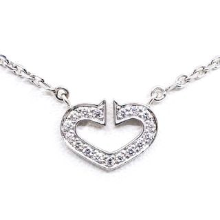 �ڱɡۡ�CARTIER�ۥ���ƥ��� K18WG C�ϡ��� ��������� �ͥå��쥹 750WG ���奨�꡼ �ڥ����ȡ���š�