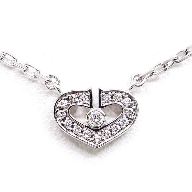 �ڱɡۡ�CARTIER�ۥ���ƥ��� K18WG C�ϡ��� ��������� �ͥå��쥹 �ڥ����� 750WG ���奨�꡼�ڻž夲�ѡۡ���š�