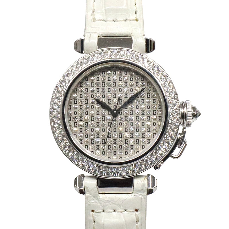 ��̾�Ų��ۡ�CARTIER�ۥ���ƥ��� �ѥ���32 ��������� WJ108251 750WG �쥶�� ��ư�� ��ǥ������ӻ��� ������š�