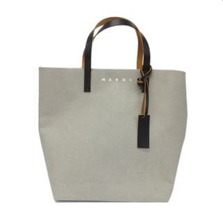 ��ŷ��ۡ�MARNI�ۥޥ�� �ȡ��ȥХå� ���졼�ߥ֥�å� GR/BK �Х����顼 SHQ0025A0 ��������� �ܳ� ��� ��ǥ����� �����š�