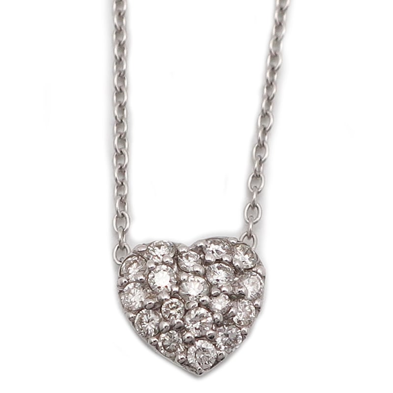 ��ŷ��ۡ�PONTE VECCHIO�ۥݥ�ƥ������� �ͥå��쥹 �ϡ��� ������ ��0.30ct K18WG �ۥ磻�ȥ������ ��ǥ����� 40cm����š�