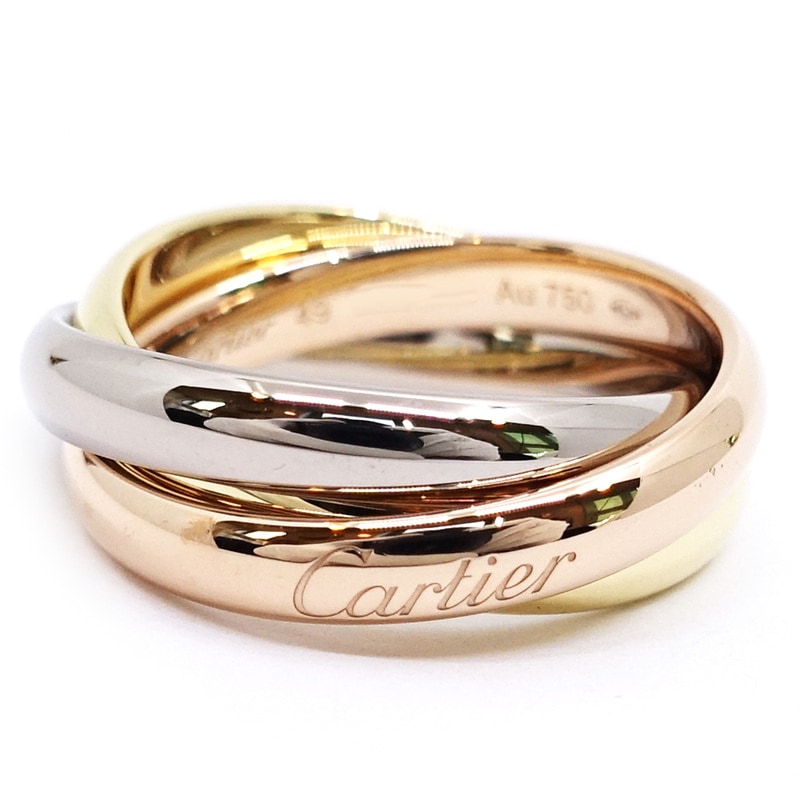 �ڱɡۡ�CARTIER�ۥ���ƥ��� K18YG WG PG �ȥ�˥ƥ� ��� ���饷�å� 3���顼 ���� 750YG ���奨�꡼ ��ǥ����� B4234200 �϶�ڻž夲�ѡۡ���š�