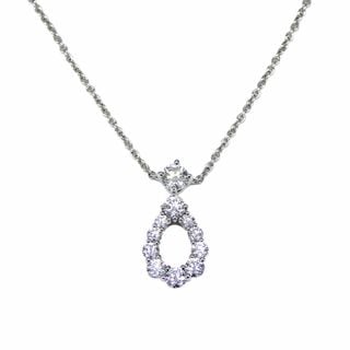 ��̾�Ų��ۡ�HARRY WINSTON�ۥϥ꡼�����󥹥ȥ� �ߥ˥롼�ס��ڥ����� PEDPPLSMLP �롼�ץХ��ϥ꡼�����󥹥ȥ� Pt950 ��������� �ץ���� �ͥå��쥹 ���ʡ���š�