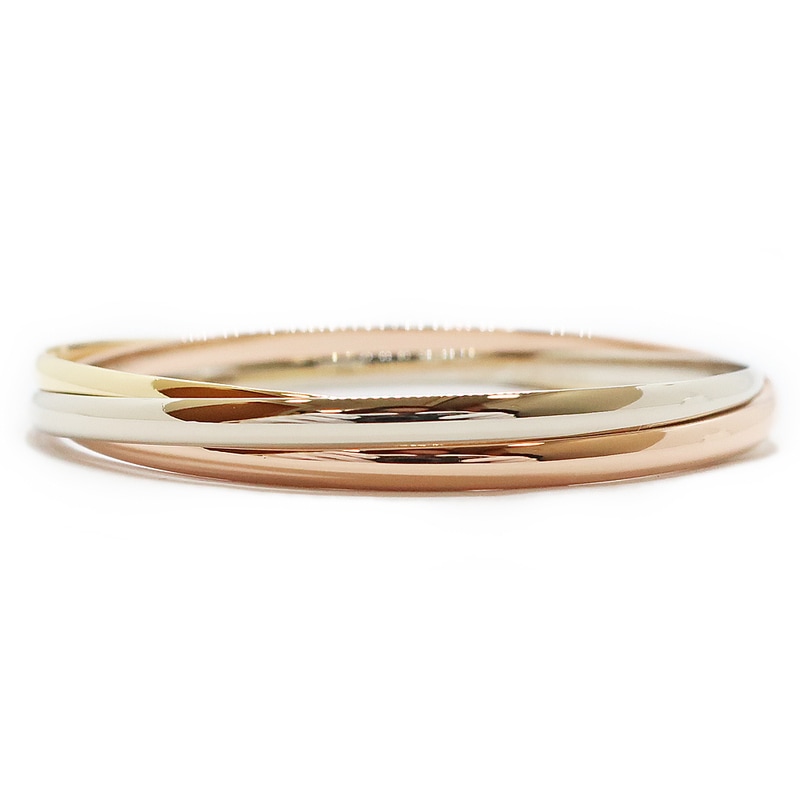��ŷ��ۡ�CARTIER�ۥ���ƥ��� �ȥ�˥ƥ� �֥쥹��å� #62 750 YG WG PG ���꡼���顼 19cm �Х󥰥� ���奨�꡼ K18�ڥ᡼�����ž夲�ѡۡ���š�