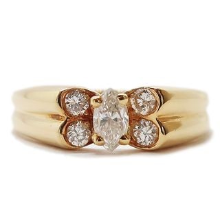 ��ŷ��ۡ�VAN CLEEF&ARPELS�ۥ����󥯥꡼�ա������ڥ� ���ꥢ ��� 750YG ������0.36ct VCARN9PB 10.5�� ������� ���奨�꡼ ���ء���š�