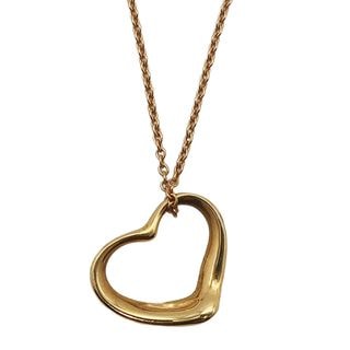 ��ŷ��ۡ�TIFFANY�ۥƥ��ե��ˡ� �����ץ�ϡ��� �ͥå��쥹 �ڥ����� 18K ��������������� ���奨�꡼ ��ǥ����� ��40cm ��2.6g����š�