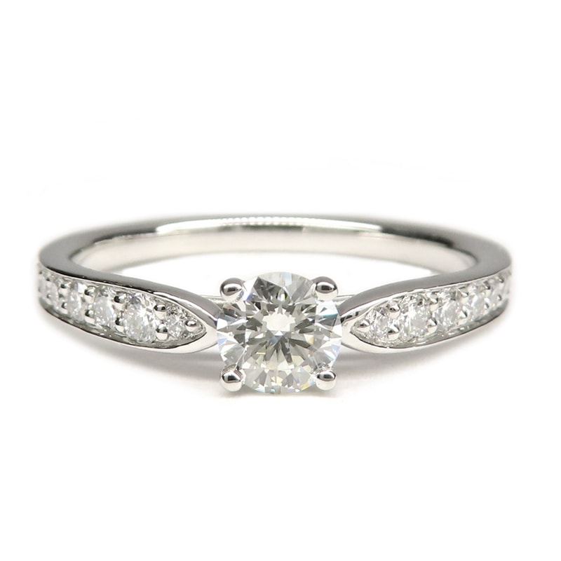 ��̾�Ų��ۡ�TIFFANY�ۥƥ��ե��ˡ� ��� ���� �ϡ���ˡ� Pt950 �ץ���� ��������� D0.25ct ��11.5�� ��ǥ����� ���奨�꡼ �����Ѥ� ���ʡ���š�