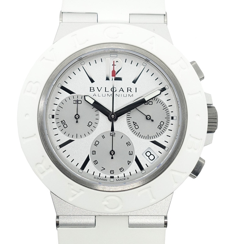 �ڱɡۡ�BVLGARI�ۥ֥륬�� �֥륬��֥륬�� ����ߥ˥��� �����Υ���� 41mm RE00147 400�ܸ��� ����ߥ˥��� ��С��٥�� �ۥ磻�Ȼ� ��ư������̤���ѡۡ���š�