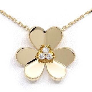 �ڱɡۡ�VAN CLEEF&ARPELS�ۥ����󥯥꡼�ա������ڥ� K18YG �ե������ �ͥå��쥹 �顼����ǥ� ��������� 750YG VCARC96800 ��ǥ������ڻž夲�ѡۡ���š�